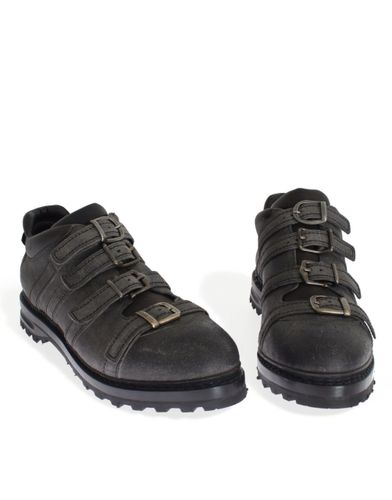 Leather Ankle Strap Shoes Men's Boots - Dolce & Gabbana - Modalova