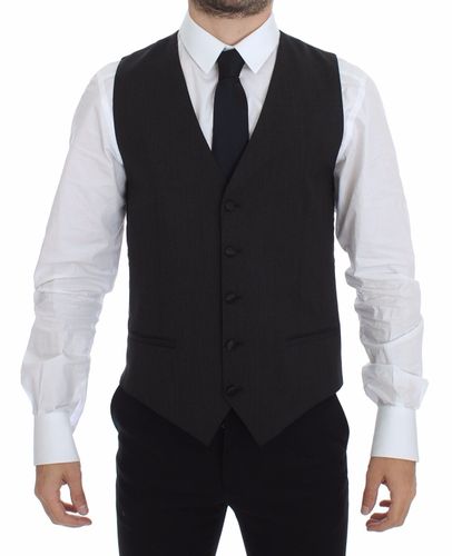 Wool Stretch Dress Vest Men's Blazer - Dolce & Gabbana - Modalova