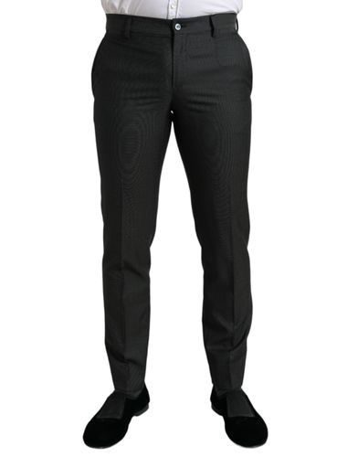 Stretch Slim Formal Men's Pants - Dolce & Gabbana - Modalova