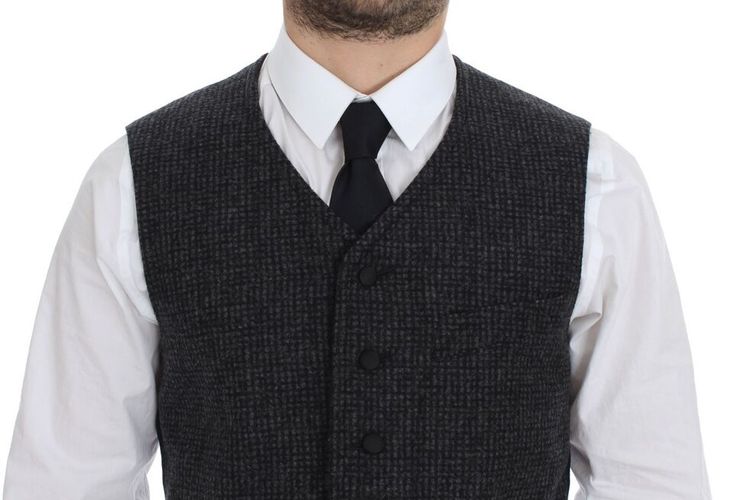 Wool Blend Vest Gilet Men's Weste - Dolce & Gabbana - Modalova