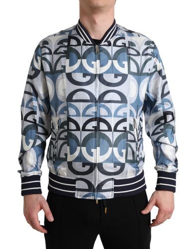 Logo Print Bomber Blouson Men's Jacket - Dolce & Gabbana - Modalova