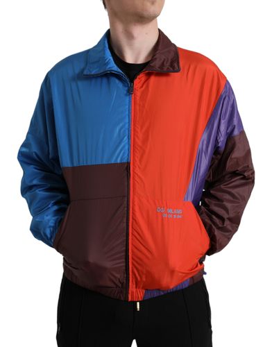 Color Windbreaker Men's Jacket - Dolce & Gabbana - Modalova