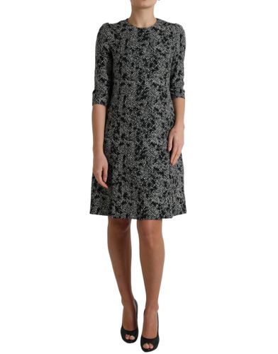 Chevron Polyester Shift Mini Women's Dress - Dolce & Gabbana - Modalova