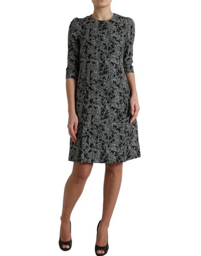 Chevron Polyester Shift Mini Women's Dress - Dolce & Gabbana - Modalova