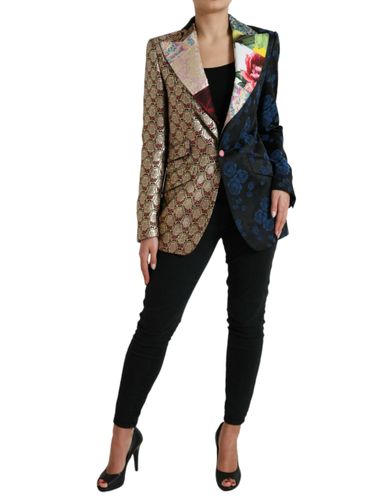 Floral Patchwork Jacquard Women's Jacket - Dolce & Gabbana - Modalova