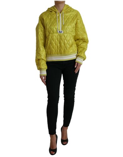 Nylon Quilted Hooded Pullover Women's Jacket - Dolce & Gabbana - Modalova