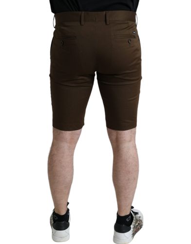 Cotton Stretch Men Bermuda Men's Shorts - Dolce & Gabbana - Modalova