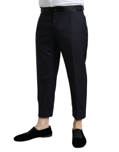 Wool Cropped Tapered Men's Pants - Dolce & Gabbana - Modalova