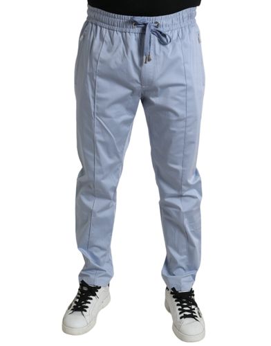 Cotton Stretch Jogger Men's Pants - Dolce & Gabbana - Modalova