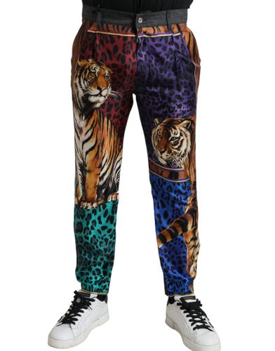 Tiger Cotton Loose Denim Men's Jeans - Dolce & Gabbana - Modalova