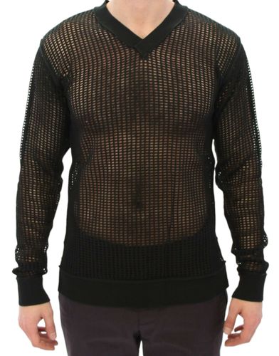 Dark Runway Netz Pullover Netted Men's Sweater - Dolce & Gabbana - Modalova