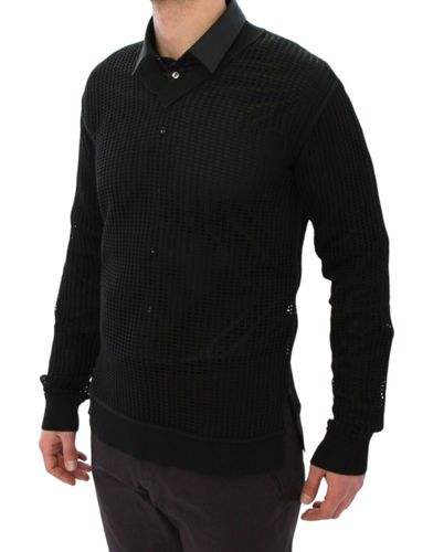 Dark Runway Netz Pullover Netted Men's Sweater - Dolce & Gabbana - Modalova