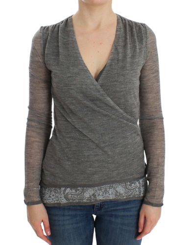 Wool Blend Stretch Long Sleeve Women's Sweater - Ermanno Scervino - Modalova