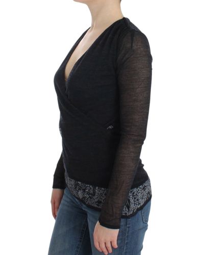 Wool Blend Stretch Long Sleeve Women's Sweater - Ermanno Scervino - Modalova