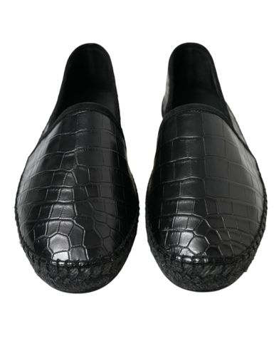 Exotic Leather Espadrilles Slip On Men's Shoes - Dolce & Gabbana - Modalova