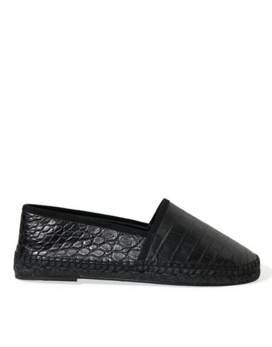 Exotic Leather Espadrilles Slip On Men's Shoes - Dolce & Gabbana - Modalova