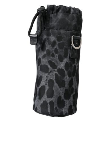 Leopard Round Slim Tote Bottle Cage Men's Bag - Dolce & Gabbana - Modalova