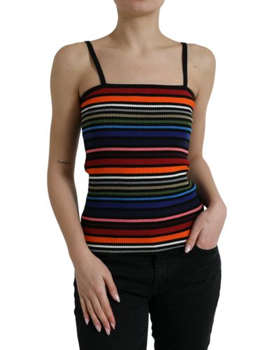 Stripes Spaghetti Strap Tank Women's Top - Dolce & Gabbana - Modalova