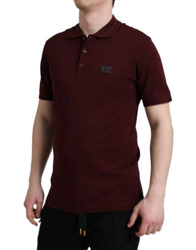 Collared Short Sleeves Polo Men's T-shirt - Dolce & Gabbana - Modalova