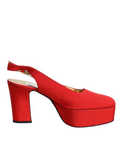 Platform Slingback Heels Sandals Women's Shoes (Pre-Owned) - Dolce & Gabbana - Modalova