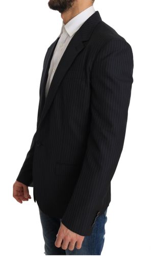 Striped Wool Jacket Coat Slim Men's Blazer - Dolce & Gabbana - Modalova