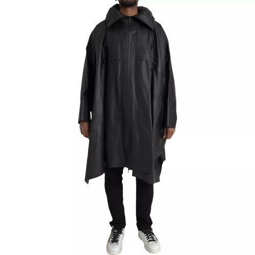 Leather Hooded Men Trenchcoat Men's Jacket - Bottega Veneta - Modalova
