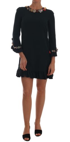 Crystal Stretch A-Line Short Women's Dress - Dolce & Gabbana - Modalova