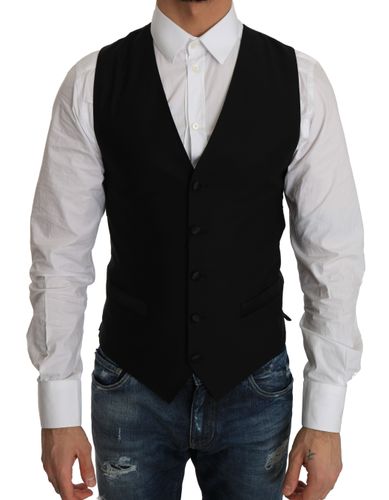 Wool Dress Men's Waistcoat - Dolce & Gabbana - Modalova