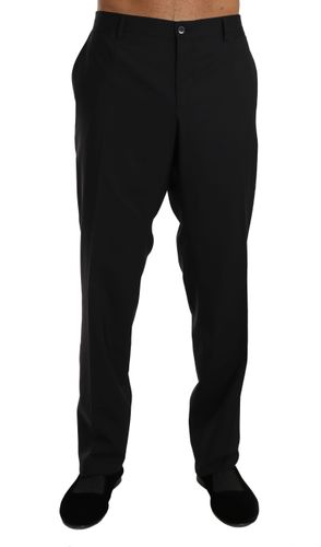 Wool Stretch Formal Men's Trousers - Dolce & Gabbana - Modalova