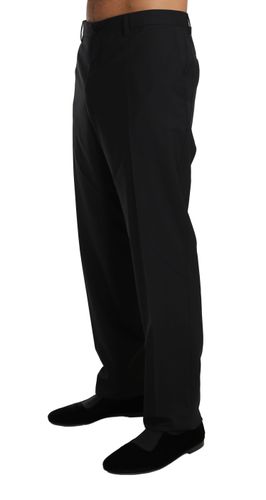 Wool Stretch Formal Men's Trousers - Dolce & Gabbana - Modalova