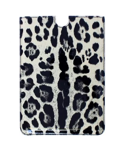 Leopard Pattern Leather eBook Cover Tablet Women's Case - Dolce & Gabbana - Modalova