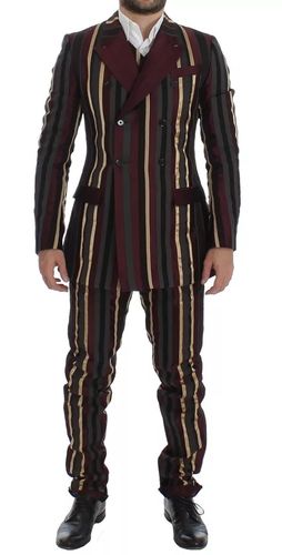 Striped Runway 3 Piece Slim Fit Vest Men's Suit - Dolce & Gabbana - Modalova
