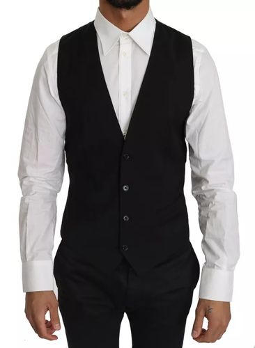 Wool Logo Waistcoat Men's Vest - Dolce & Gabbana - Modalova
