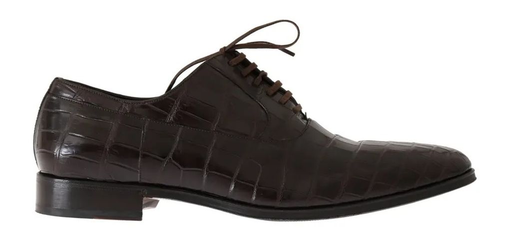Patterned Leather Dress Formal Men's Shoes (Pre-Owned) - Dolce & Gabbana - Modalova