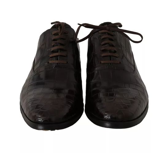 Patterned Leather Dress Formal Men's Shoes (Pre-Owned) - Dolce & Gabbana - Modalova
