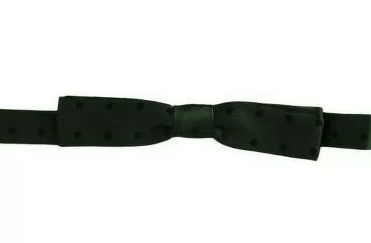 Dotted Silk Adjustable Neck Bow Men's Tie - Dolce & Gabbana - Modalova