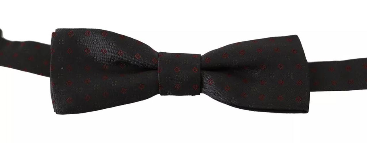 Dotted Silk Adjustable Neck Bow Men's Tie - Dolce & Gabbana - Modalova