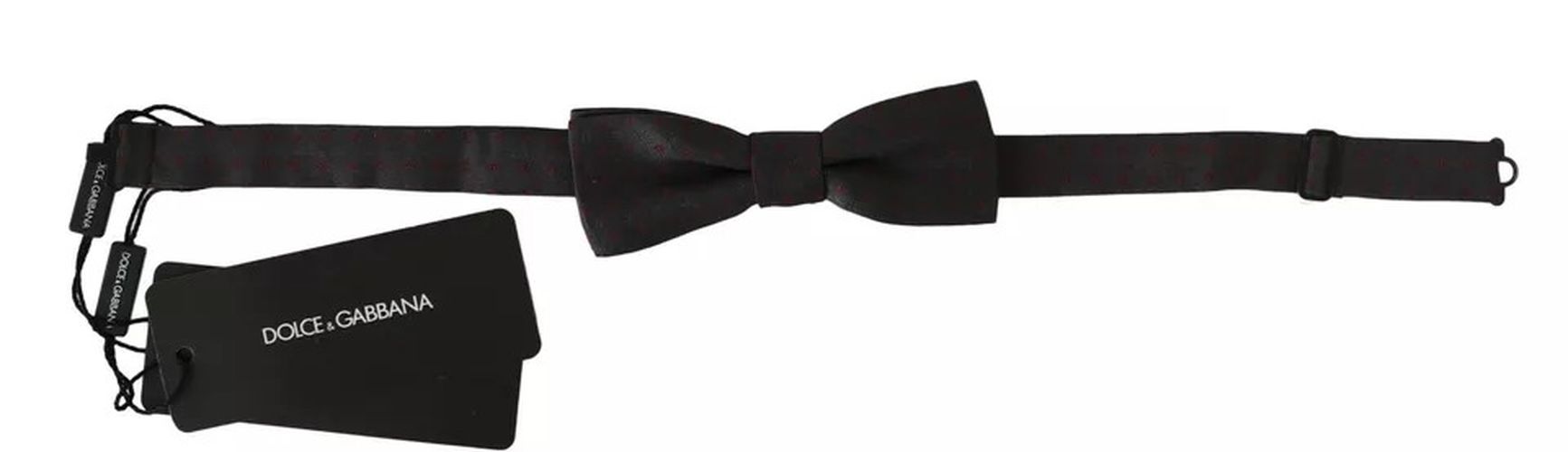 Dotted Silk Adjustable Neck Bow Men's Tie - Dolce & Gabbana - Modalova