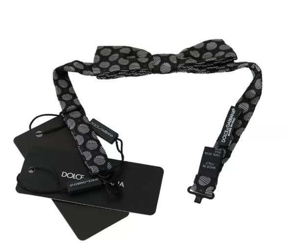 Silk Circles Men NeckMen's Bow Men's Tie - Dolce & Gabbana - Modalova