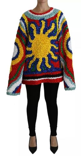 Sun Ruffled Top Blouse Women's Sweater - Dolce & Gabbana - Modalova