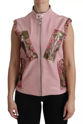 Leather Sleeveless Vest Jacket Women's Blouse (Pre-Owned) - Dolce & Gabbana - Modalova