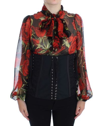 Stretch Corset Waist Strap Women's Belt - Dolce & Gabbana - Modalova
