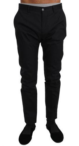 Cotton Stretch Formal Trousers Men's Pants - Dolce & Gabbana - Modalova