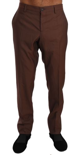 Wool Silk Formal Trousers Men's Pants - Dolce & Gabbana - Modalova
