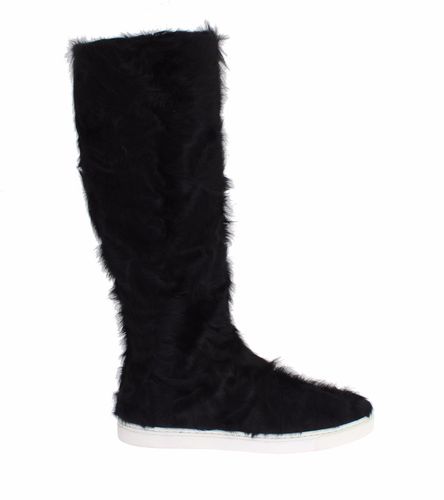 Xiangao Lamb Fur Leather Women's Boots - Dolce & Gabbana - Modalova