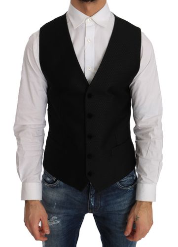 Polka Dot Pattern Men's Vest - Dolce & Gabbana - Modalova
