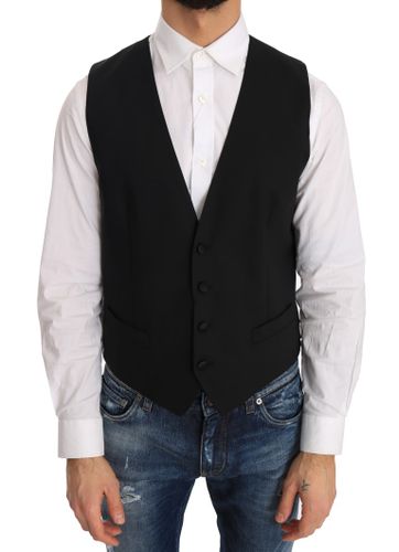 Wool Silk Men's Vest - Dolce & Gabbana - Modalova