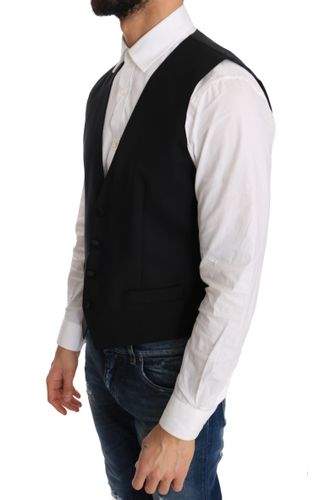 Wool Silk Men's Vest - Dolce & Gabbana - Modalova