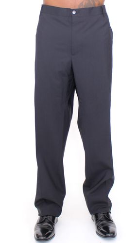 Wool Stretch Pleated Men's Pants - Dolce & Gabbana - Modalova