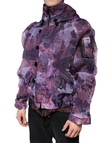 Camouflage Hooded Men Blouson Men's Jacket - Dolce & Gabbana - Modalova